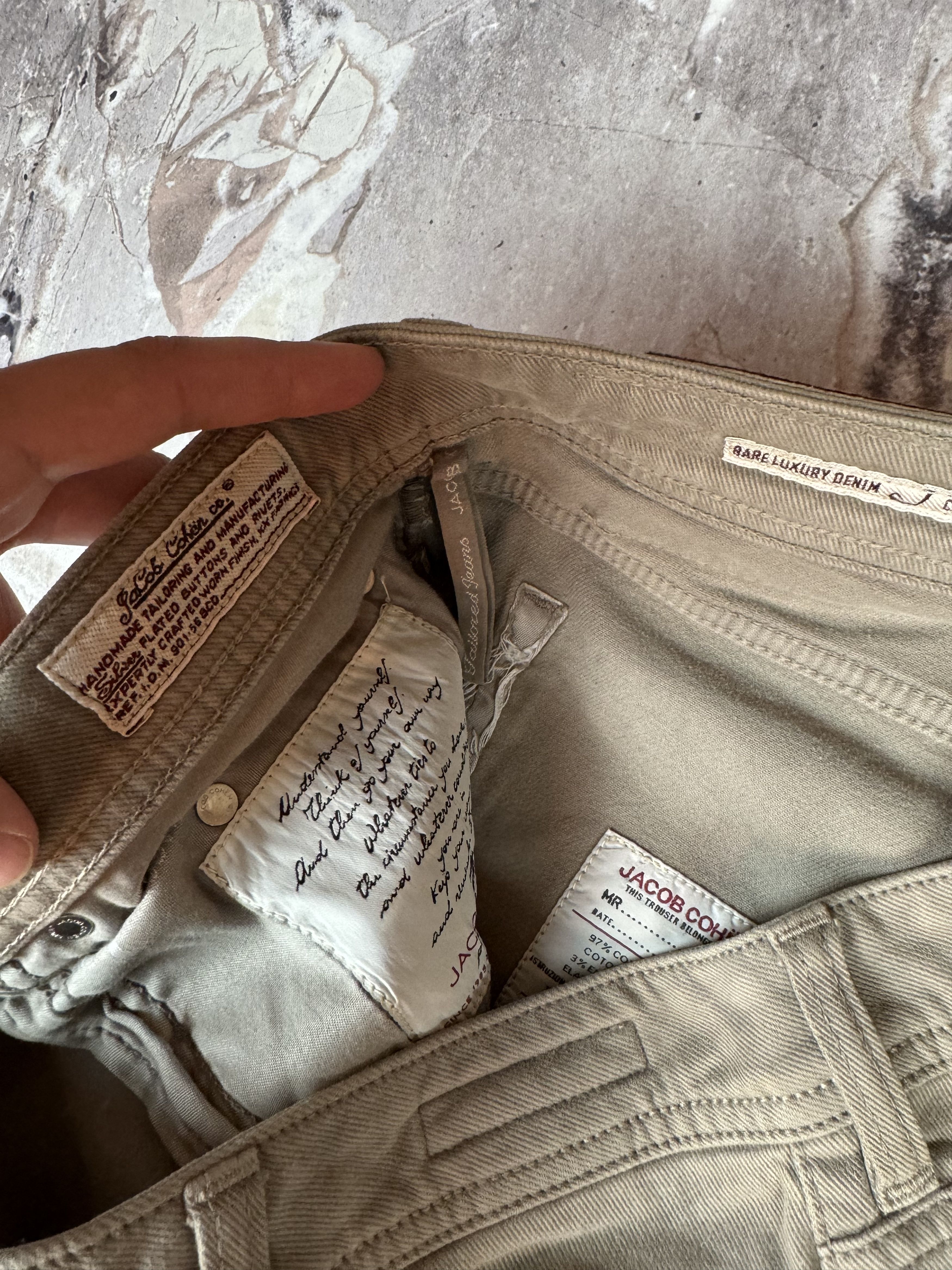 Jacob Cohen JACOB COHEN Luxury Chino Pants Size US 38 / EU 54 - 6 Thumbnail