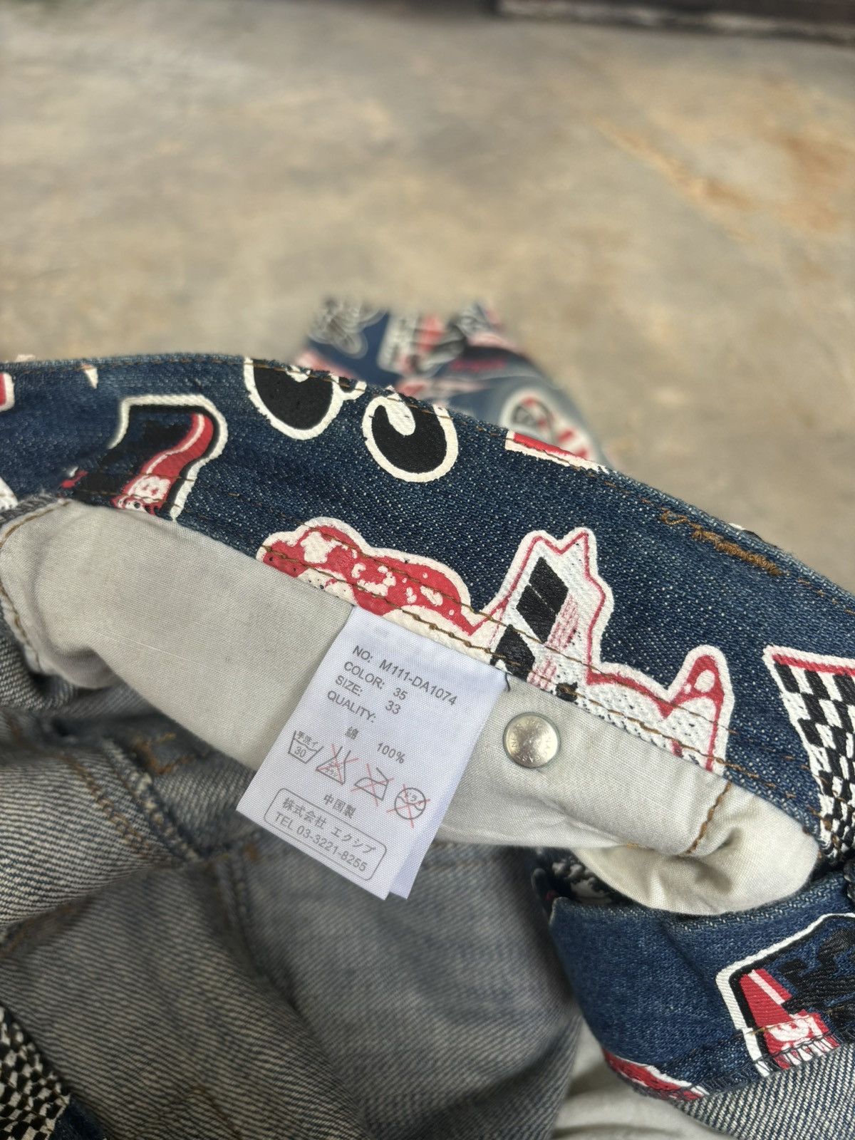 Hysteric Glamour × Japanese Brand Y2k Hysteric Glamour Style Legitimate Denim Full Print Size US 34 / EU 50 - 6 Thumbnail