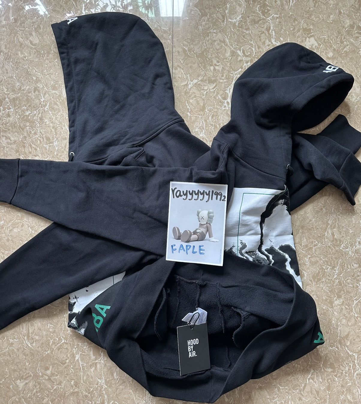Hood By Air HBA Black Montgomery Double Hoodie Size US S / EU 44-46 / 1 - 15 Thumbnail