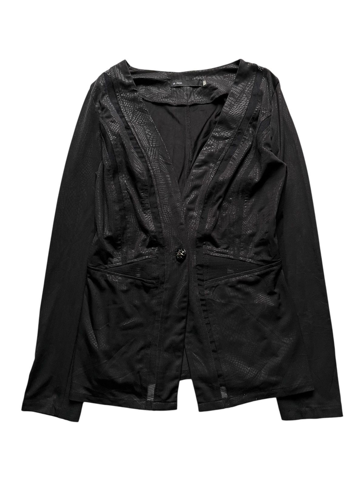 Isamu Katayama Backlash Vintage ai man snake skin vkei mesh blazer Size US M / EU 48-50 / 2 - 1 Thumbnail