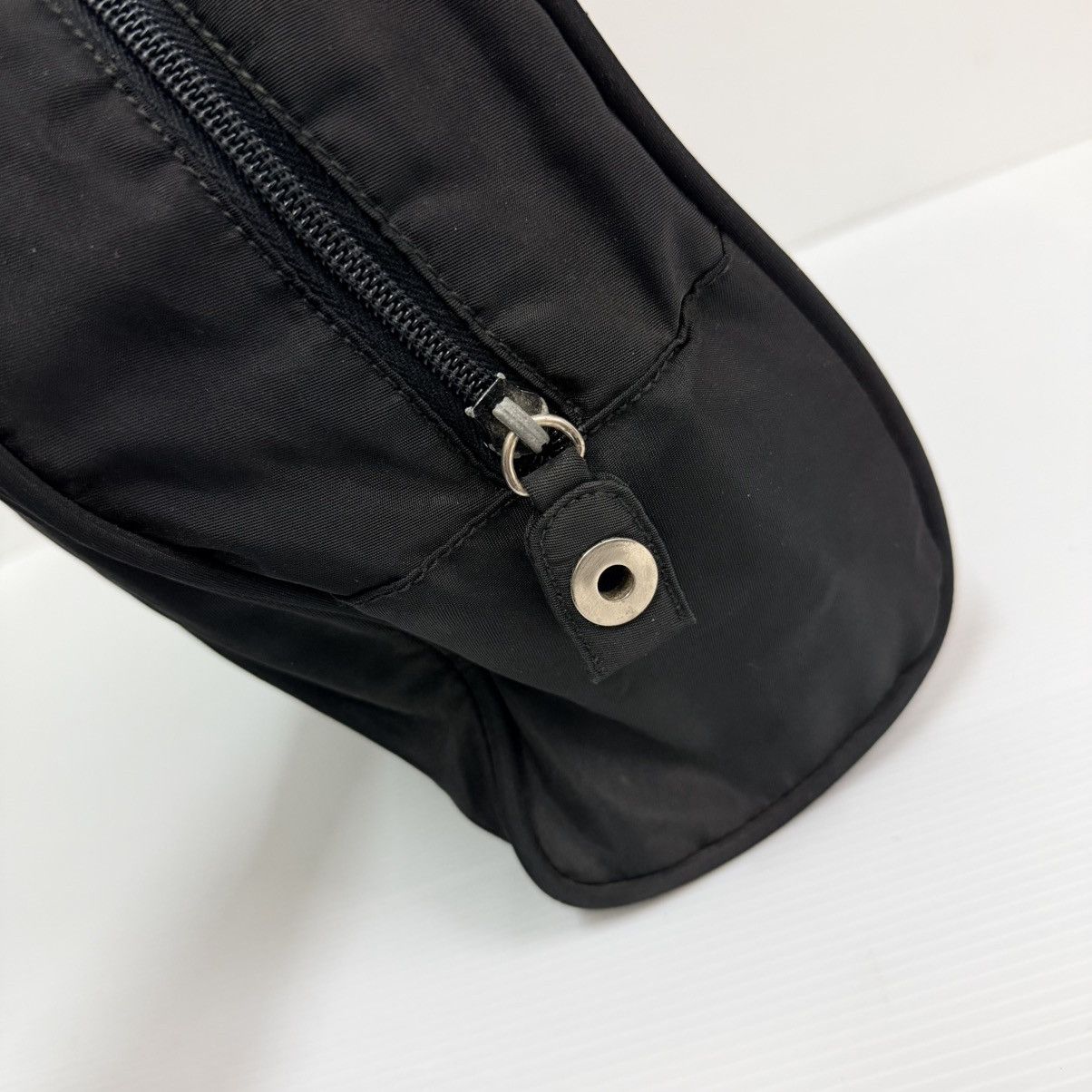 Prada Prada Black Nylon Vintage Shoulder Bag Size ONE SIZE - 6 Thumbnail