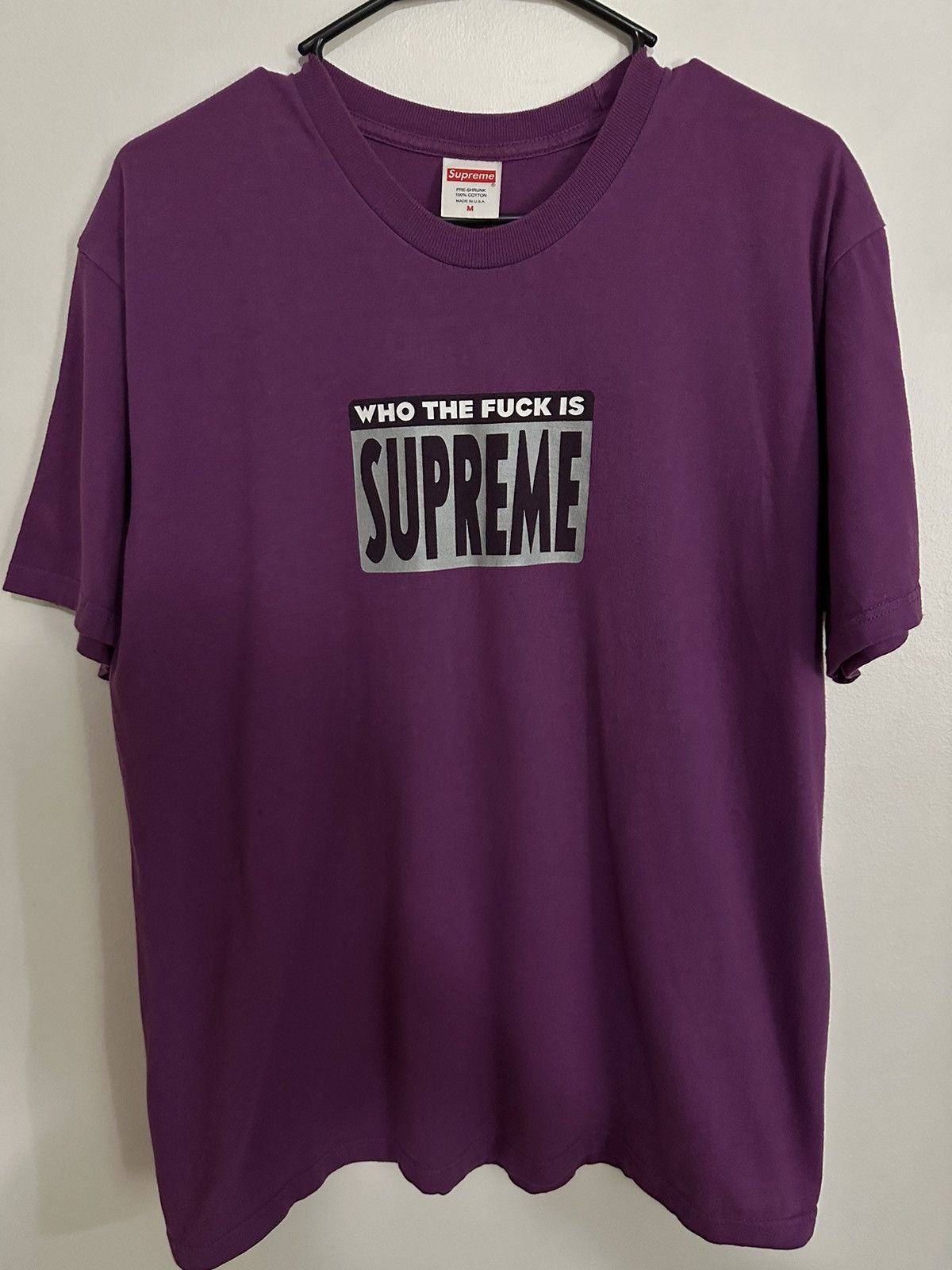 Supreme Supreme Who The Fuck Tee Size US M / EU 48-50 / 2 - 1 Thumbnail