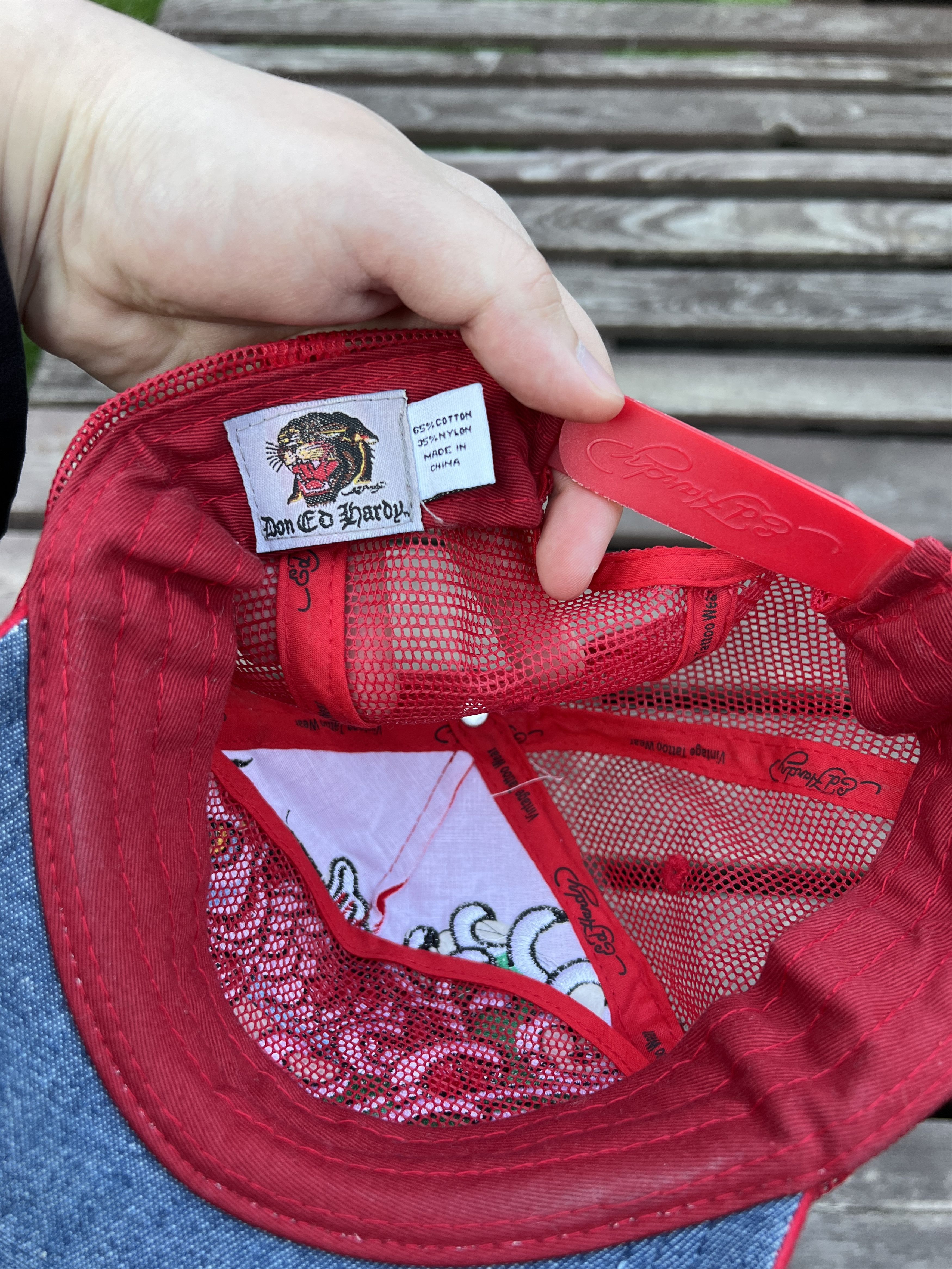 Ed Hardy Ed Hardy Vintage Y2K Fish Cap Size ONE SIZE - 7 Thumbnail