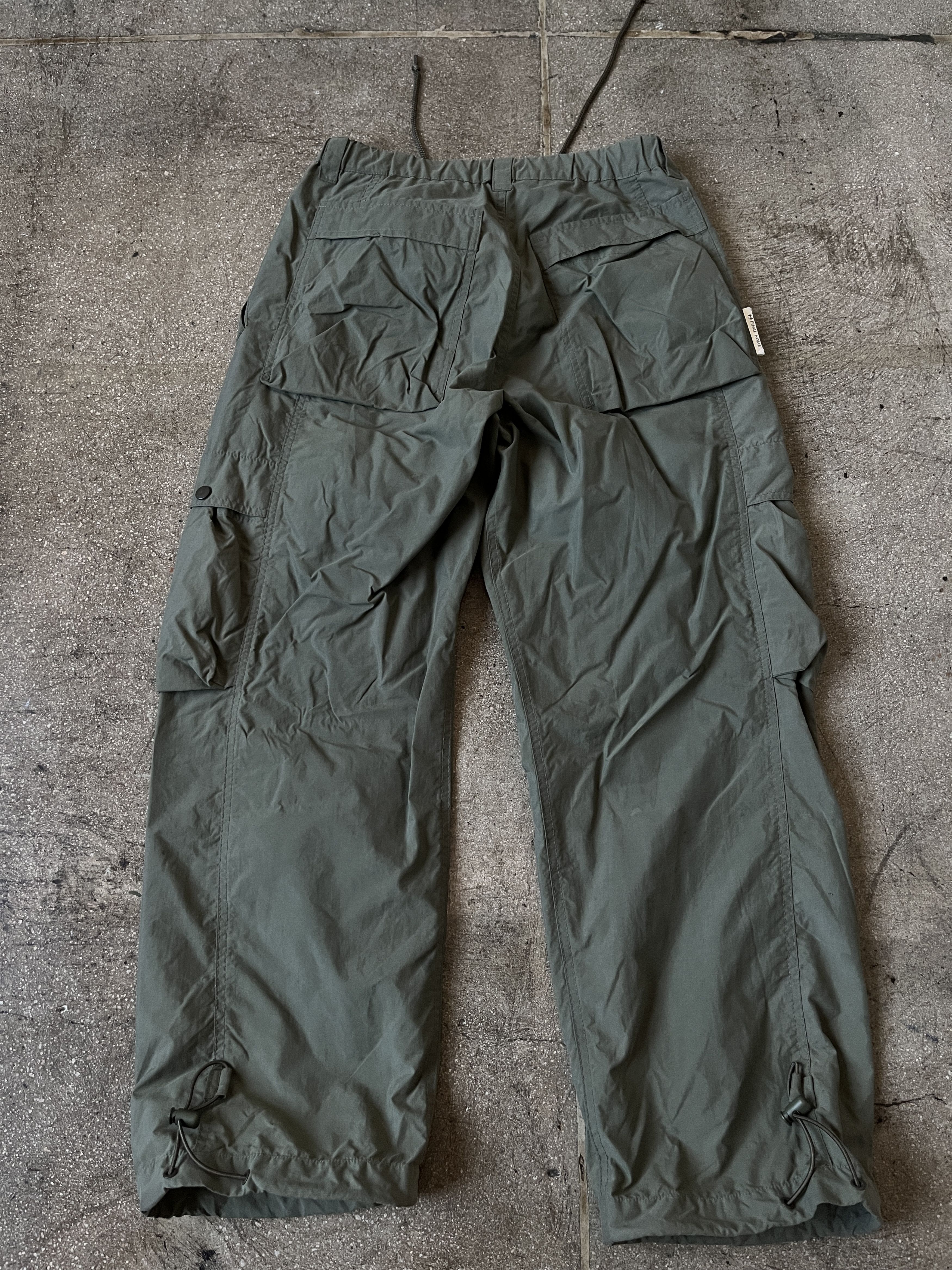 Final Home 1990 NYLON CARGO PANT OLIVE DRAB Size US 30 / EU 46 - 2 Thumbnail
