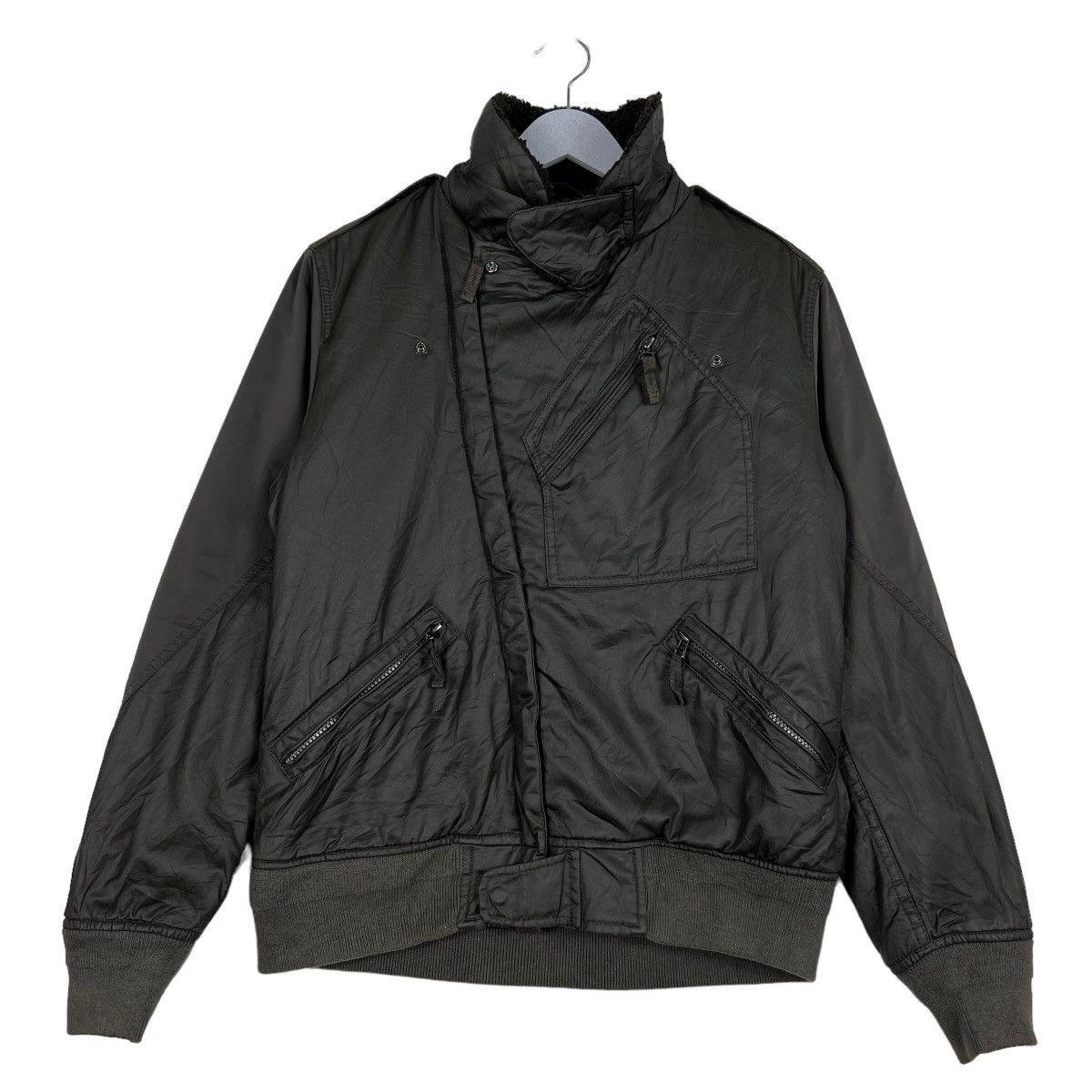 Kiminori Morishita 🔥 KIMINORI MORISHITA ASYMMETRIC UTILITY BOMBER JACKET Size US M / EU 48-50 / 2 - 2 Thumbnail