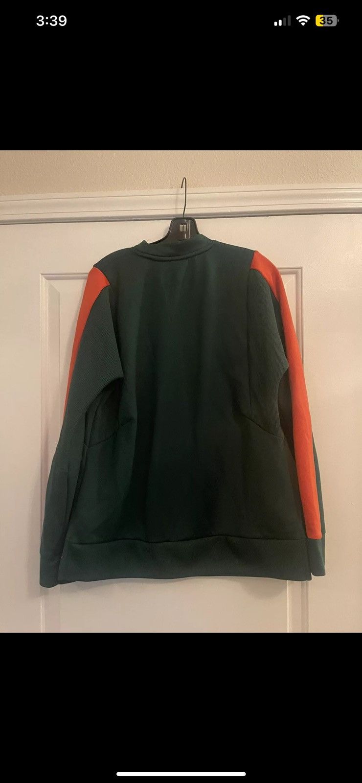 Adidas Miami Hurricanes Adidas Mens Sweatshirt L Aeroready Size US L / EU 52-54 / 3 - 5 Thumbnail