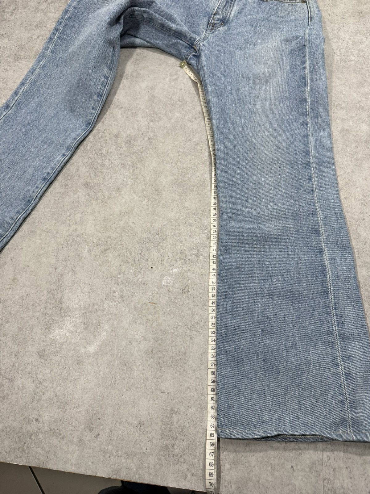 Saint Laurent Paris Saint Laurent Paris flared jeans washed blue 34 / XS Size 25" / US 0 / IT 36 - 12 Thumbnail
