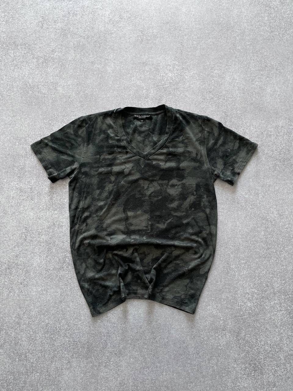 Dolce & Gabbana × Vintage Vintage Dolce & Gabbana Black Camo T-shirt Y2K XS Size US XS / EU 42 / 0 - 3 Thumbnail