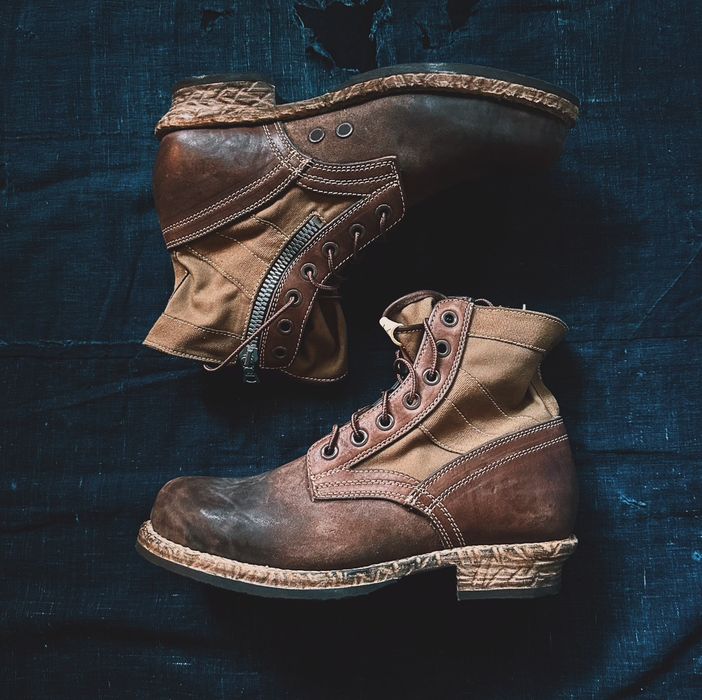 Visvim 7 hole 73 folk boots | Grailed