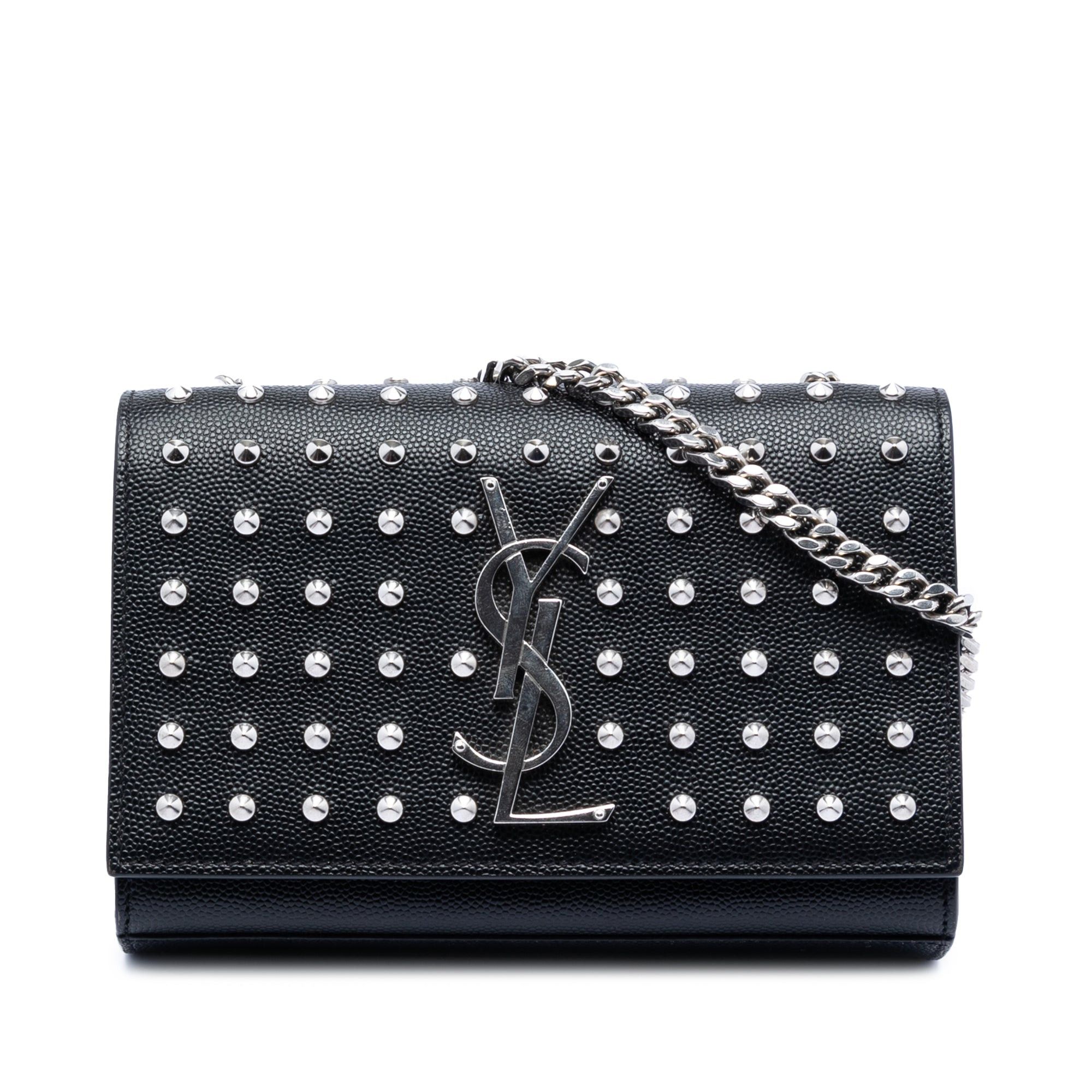 Mini Grain De Poudre Studded Kate Shoulder Bag
