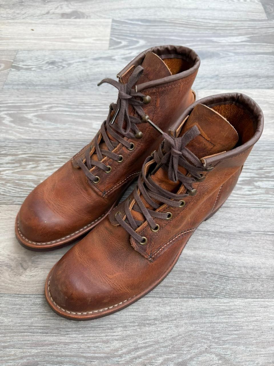 Red Wing Red Wing Blacksmith 3343 Brown Leather Boots Sz 7.5 UK Size US 8.5 / EU 41-42 - 3 Thumbnail