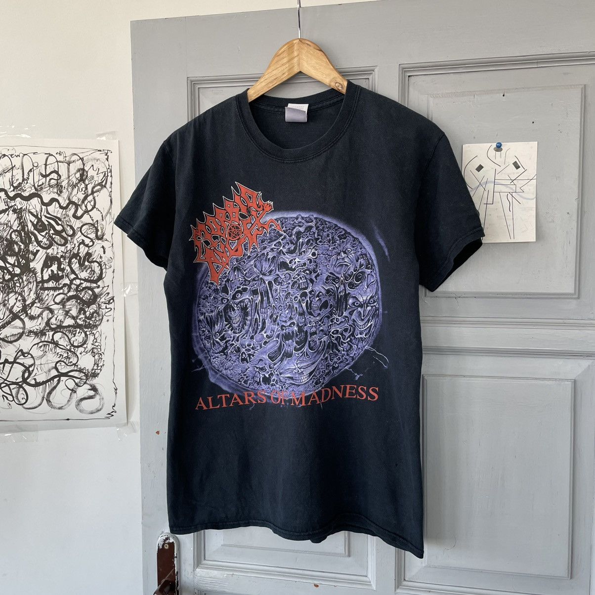 Band Tees × Vintage Vintage Morbid Angel Death metal T-shirt Altars Of Madness Size US M / EU 48-50 / 2 - 2 Thumbnail