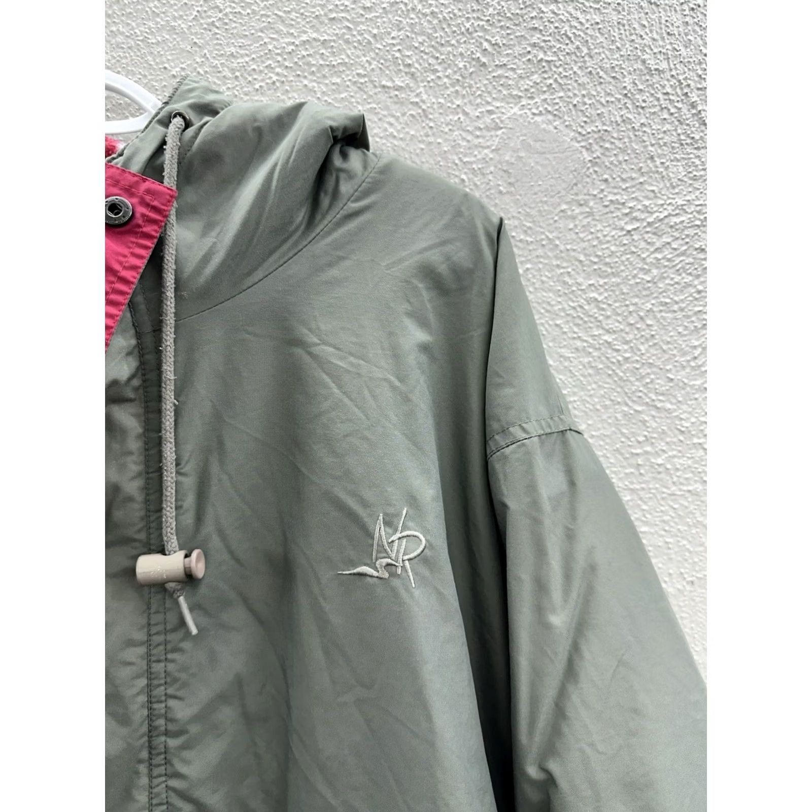 Vintage VINTAGE Natural Reflections Jacket Men Large Zip Up Hooded Lined Polyester Half Flannel VTG Brown Modern Outdoor 80s 90s Size US L / EU 52-54 / 3 - 3 Thumbnail