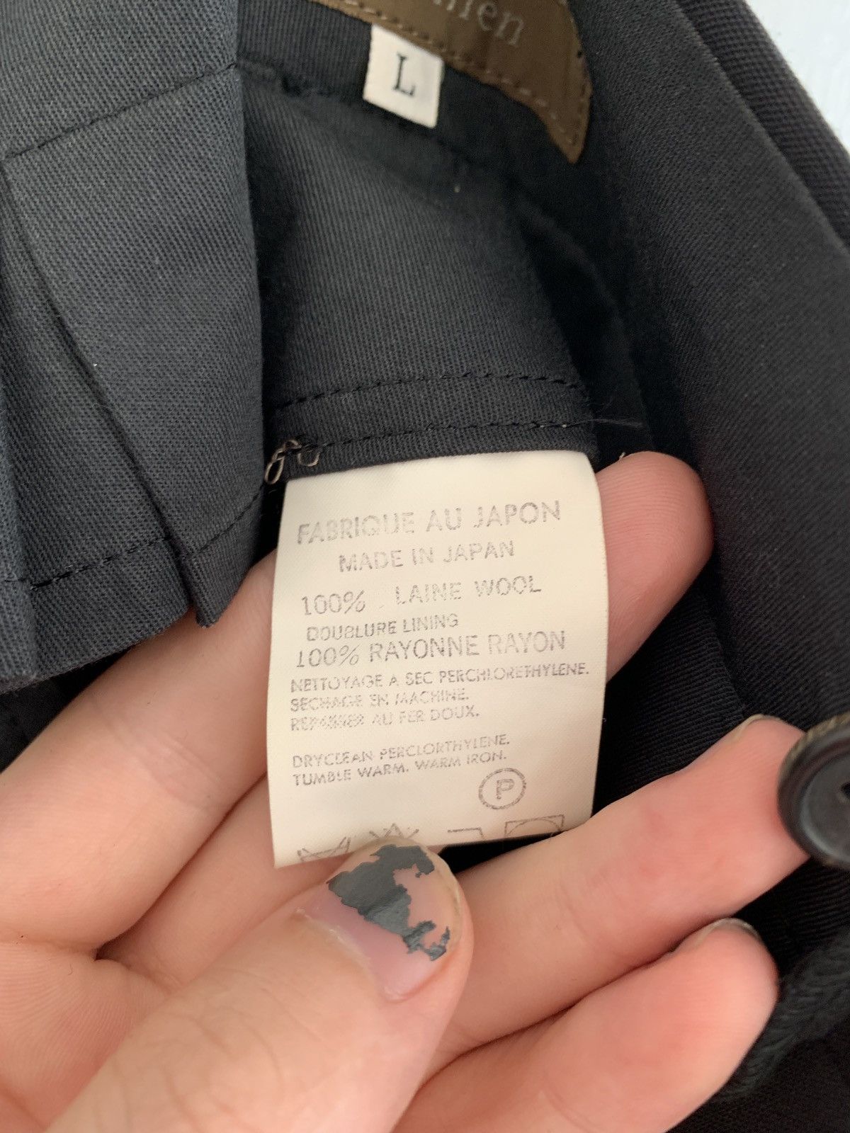 Y's for Men × Yohji Yamamoto Vintage Yohji Yamamoto Y’s For Men Black Suit Size 40R - 8 Thumbnail
