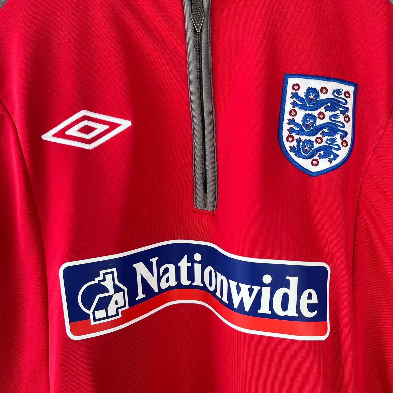 Other Umbro England 2009/2010 Football Soccer Zip Drill Sweat Top Size US S / EU 44-46 / 1 - 3 Thumbnail
