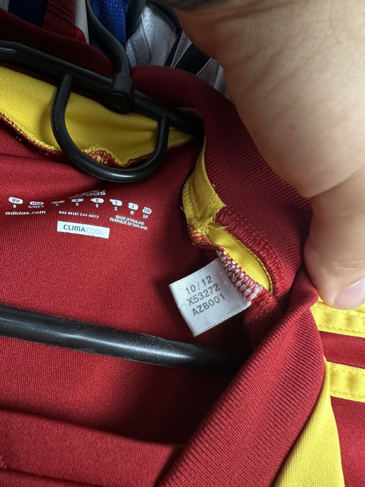 Adidas SPAIN 2013 2014 HOME FOOTBALL SHIRT SOCCER JERSEY ADIDAS Size US S / EU 44-46 / 1 - 7 Thumbnail