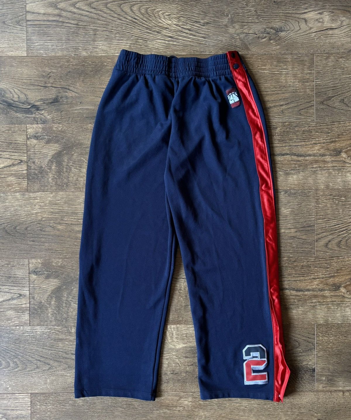 Nike × Vintage Vintage Nike Basketball Pants Apparel Art 39.1 Size US 33 - 2 Thumbnail