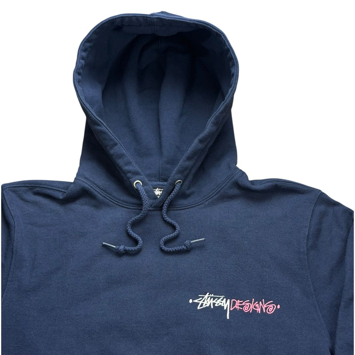 Stussy Stussy Positive Vibrations Applique Hoodie Navy Blue Small Size US S / EU 44-46 / 1 - 3 Thumbnail