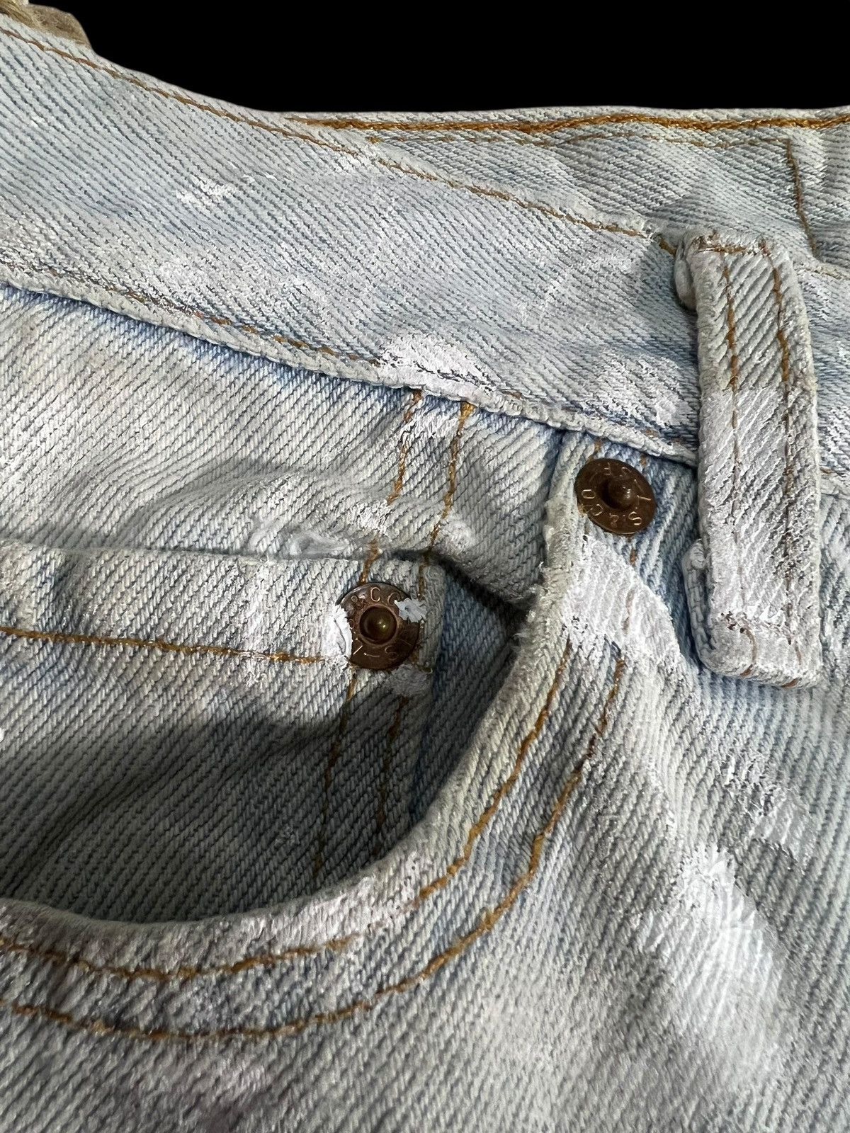 Levi's 🔥Vintage 90’s Levis 501 Vortex Designs Jean #USA Size US 29 - 13 Thumbnail
