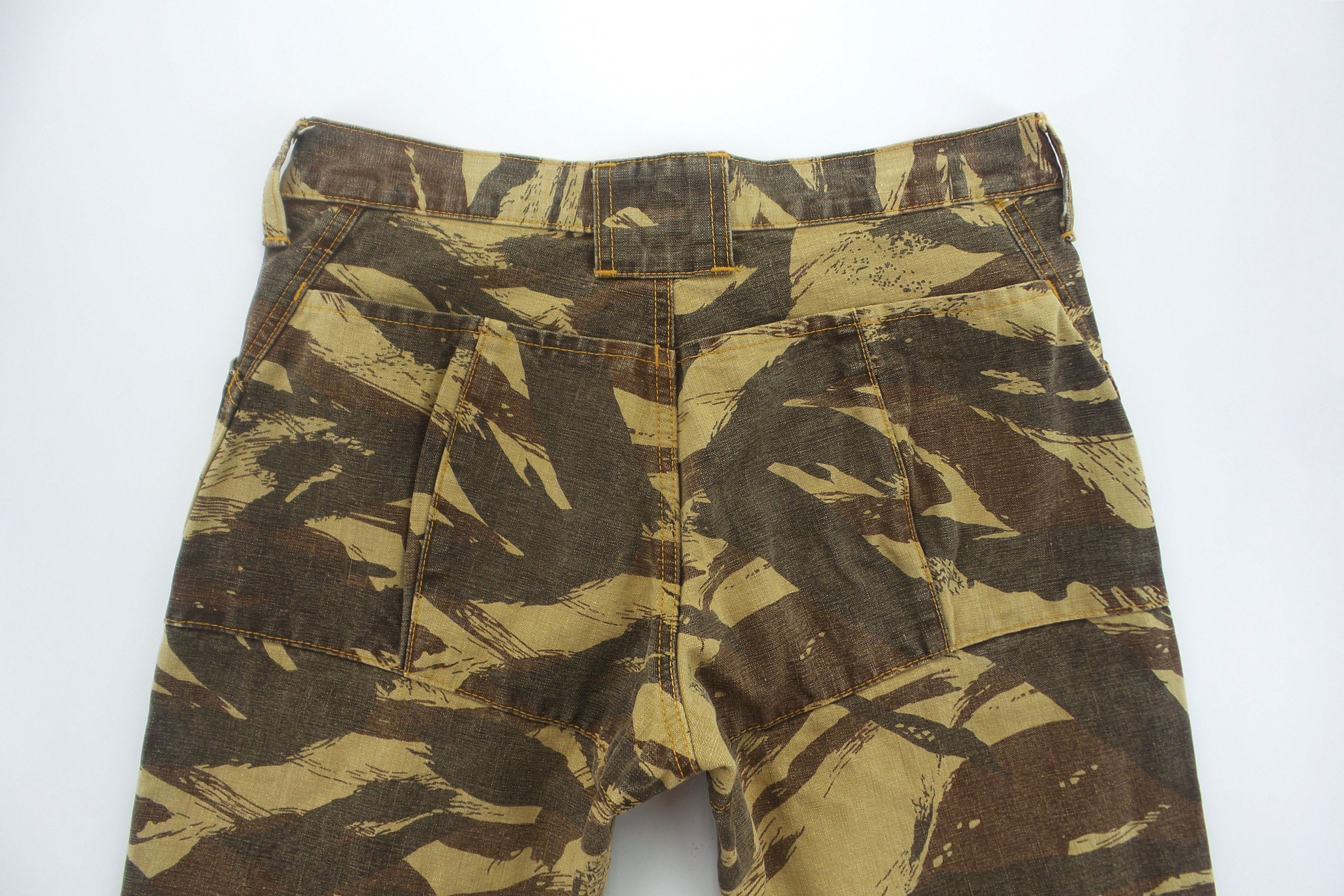Japanese Brand John Bull Tiger Stripes Camouflage Baker's Pants W30xL37.5 Size US 30 / EU 46 - 7 Thumbnail