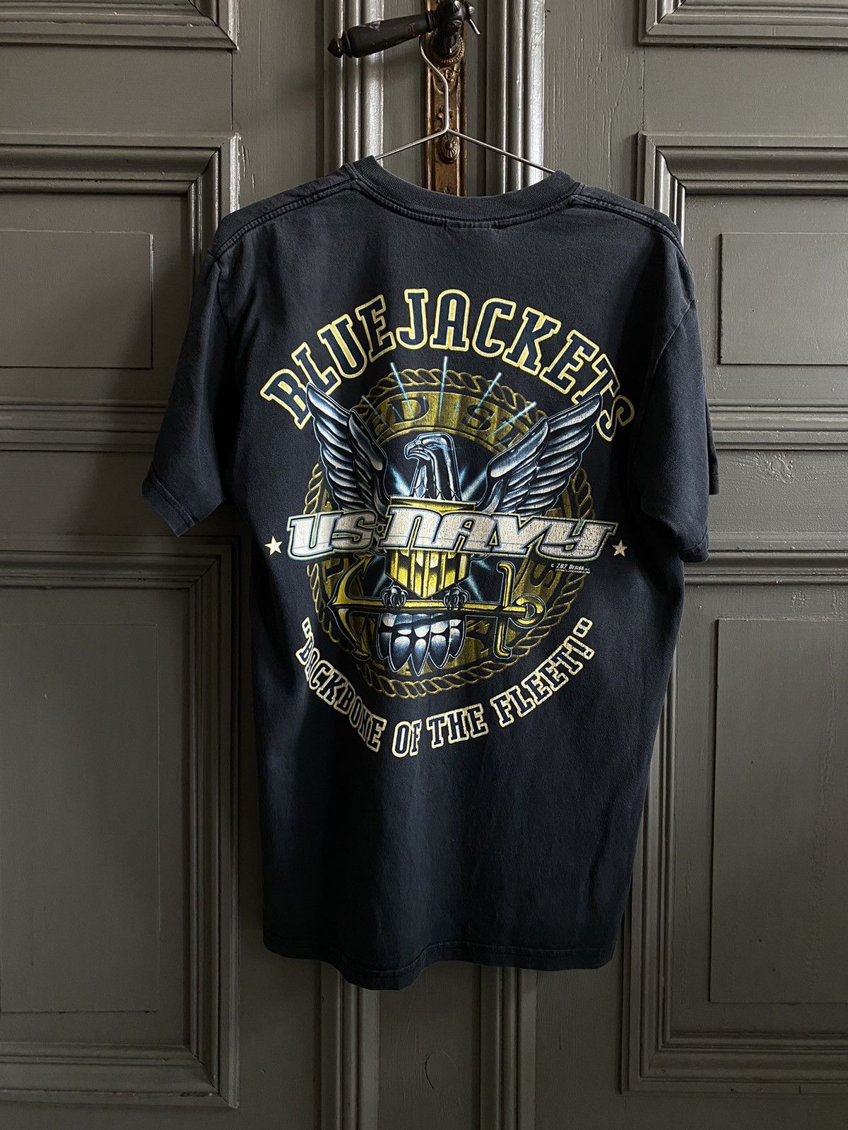 Vintage 7.62 Design Us.Navy Vintage Army T-Shirt. Size US L / EU 52-54 / 3 - 8 Thumbnail