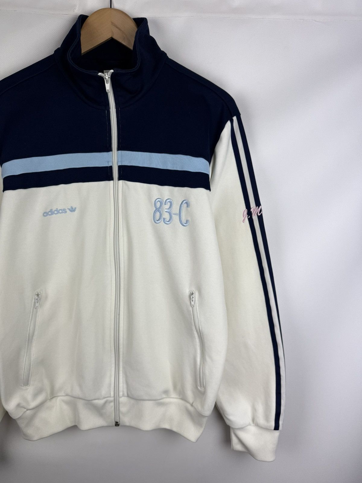 Vintage Adidas Originals Vintage Men’s Track Top Jacket Size US L / EU 52-54 / 3 - 3 Thumbnail