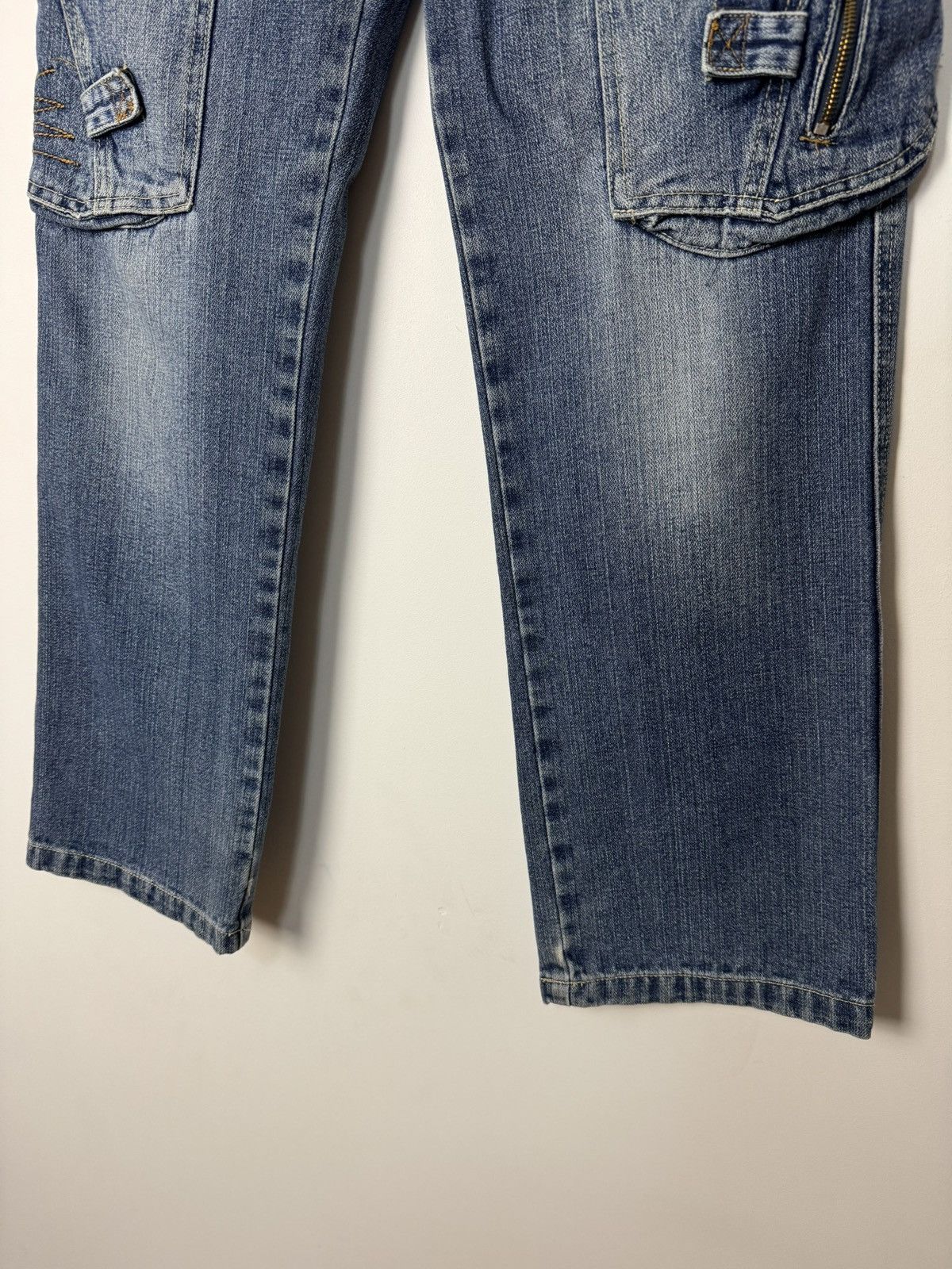 Ecko Unltd. Vintage Ecko Unltd Denim Cargo Jeans Y2K streetwear Style Size US 30 / EU 46 - 5 Thumbnail