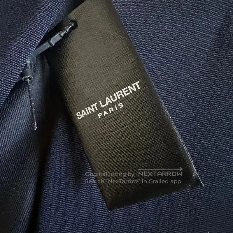 Yves Saint Laurent Saint Laurent Blue Wool Women's Jacket . Size M / US 6-8 / IT 42-44 - 3 Thumbnail