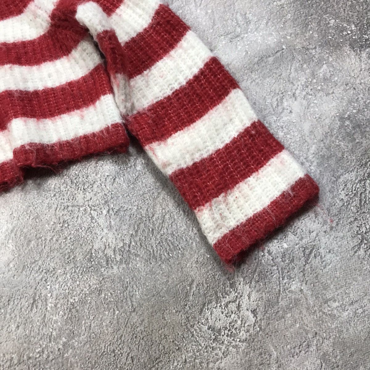 Vintage Vintage 90s Striped Knit Sweater Oversized Preppy Grunge S Size S / US 4 / IT 40 - 5 Thumbnail