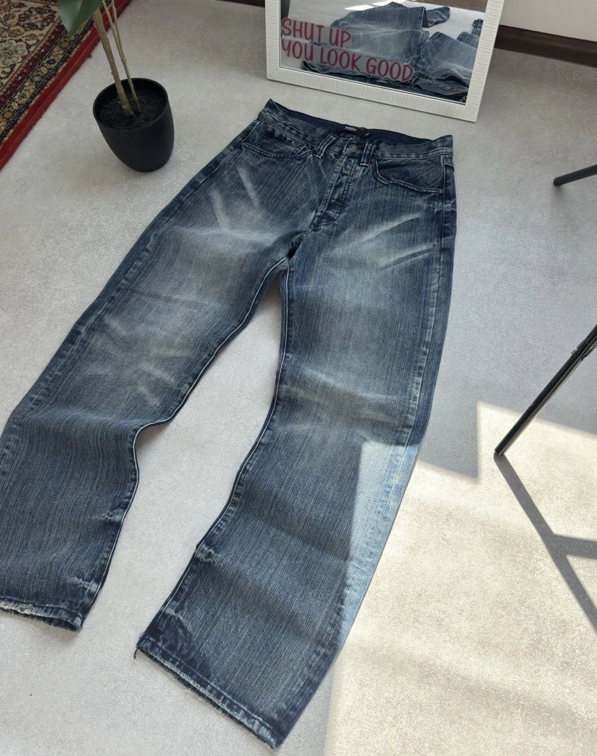 Jaded London Vintage Jaded London Y2K Faded Striped Jeans Size M Men Size US 32 / EU 48 - 3 Thumbnail