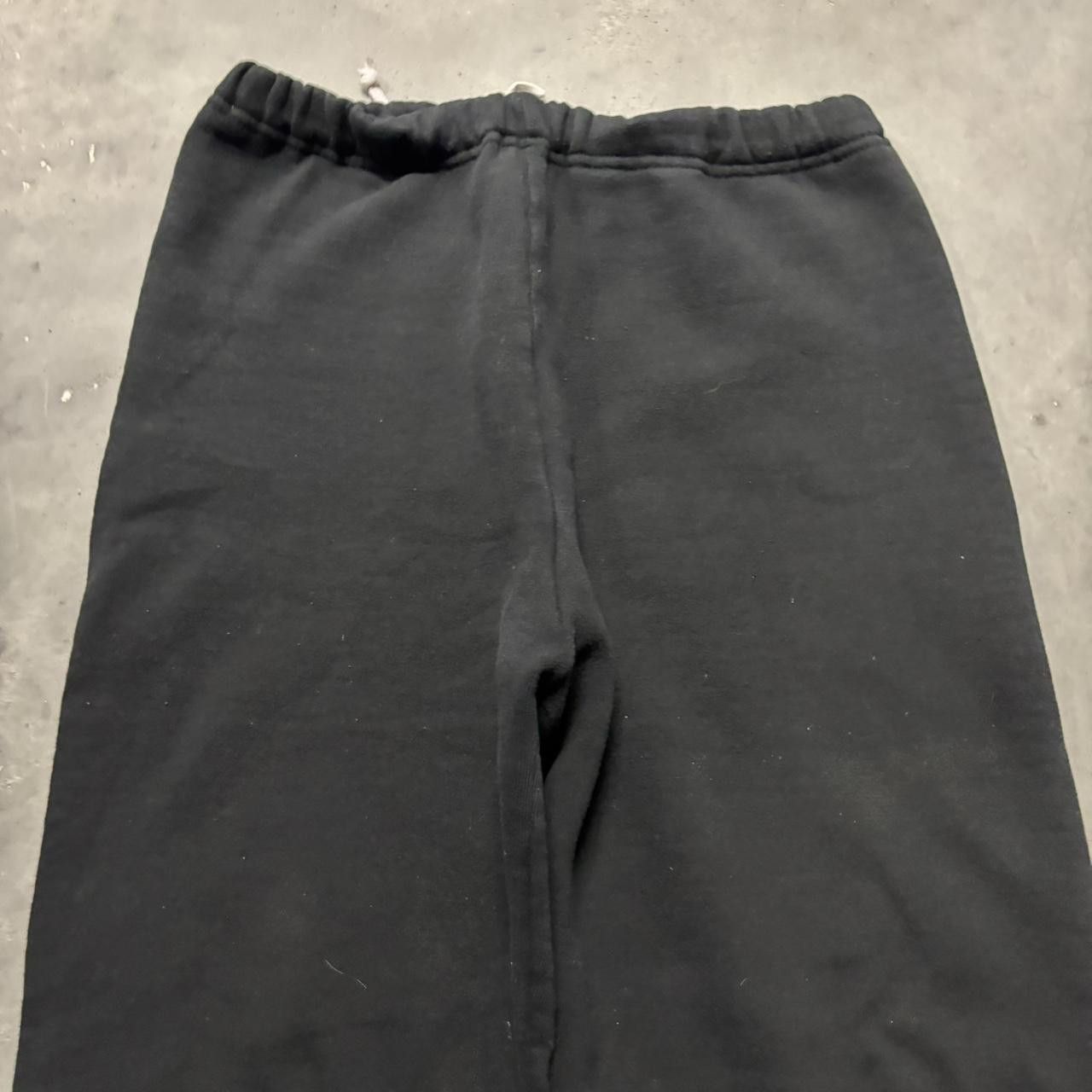 Russell Athletic × Vintage Crazy Vintage 90s Black Russell Made In USA Essential Sweatpants! Size US 30 / EU 46 - 4 Thumbnail