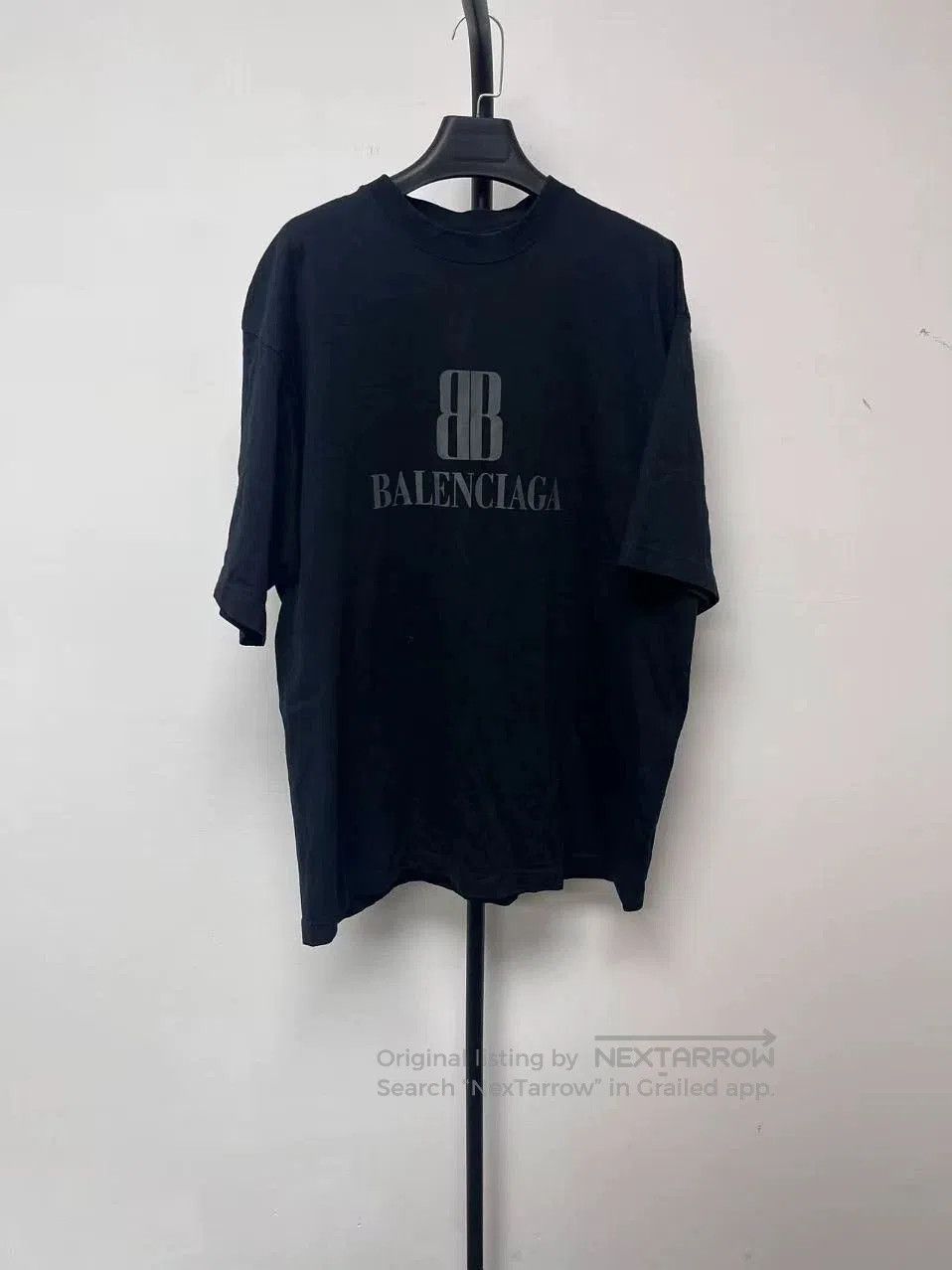 Balenciaga Balenciaga Men's Cotton Short Sleeve T-Shirt. Size US M / EU 48-50 / 2 - 1 Thumbnail