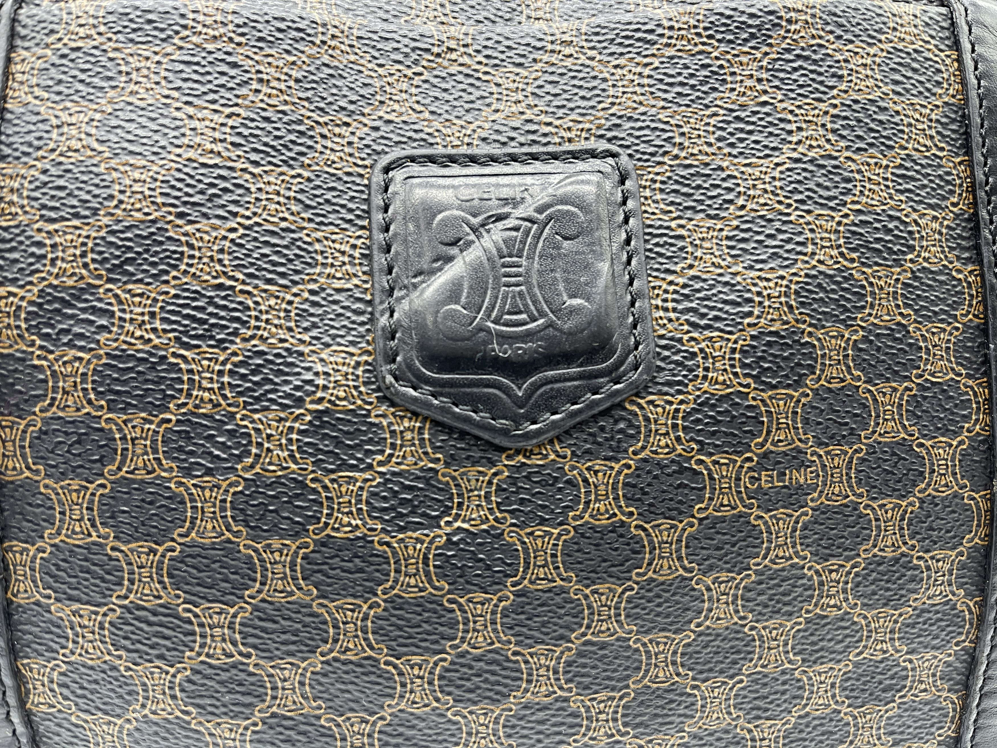 Celine Vintage Celine Macadam Tote Bag Large Monogram Leather Size ONE SIZE - 11 Thumbnail
