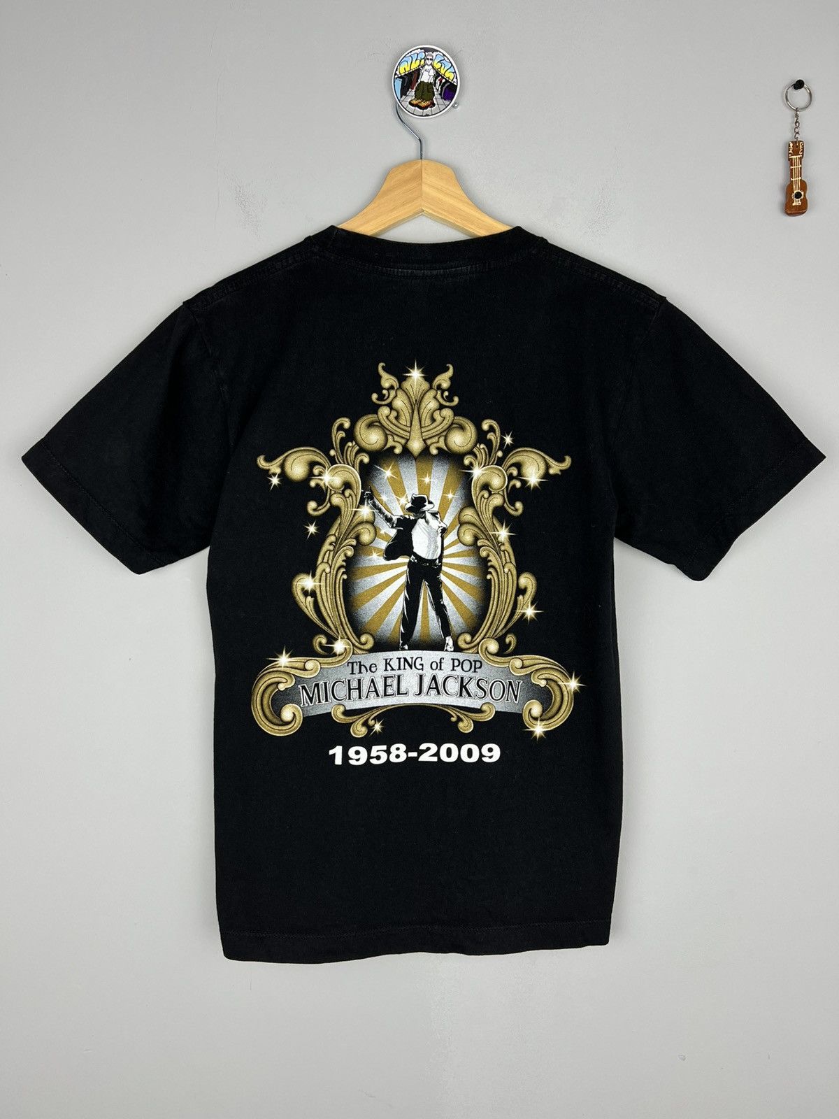 Band Tees × Michael Jackson × Vintage Rare Michael Jackson King of Pop t shirt Big logo Vintage Size US S / EU 44-46 / 1 - 4 Thumbnail