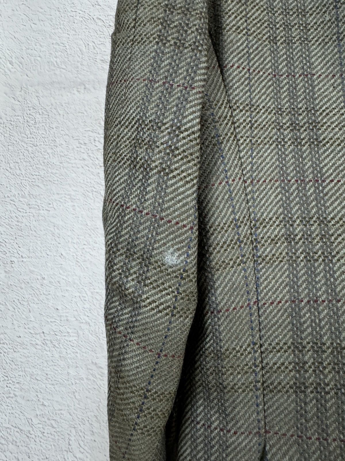 Vintage Yves Saint Laurent diffusion hommes checkered wool blazer Size 44R - 16 Thumbnail