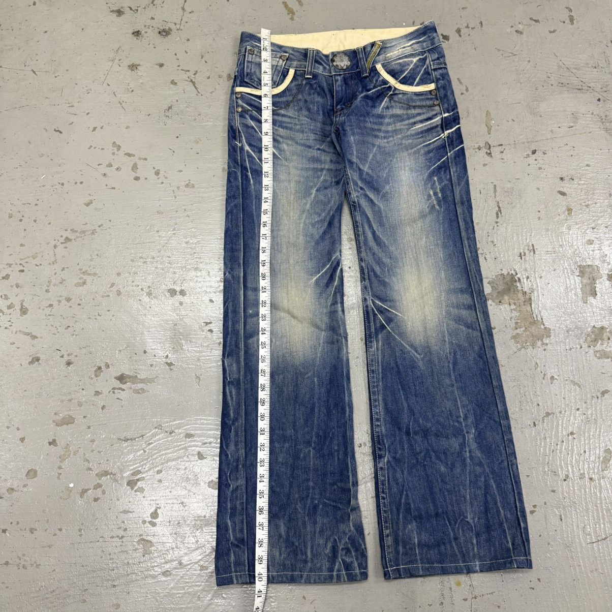 If Six Was Nine Red Pepper Mud Wash Rusty Flare Denim Size 28" / US 6 / IT 42 - 5 Thumbnail