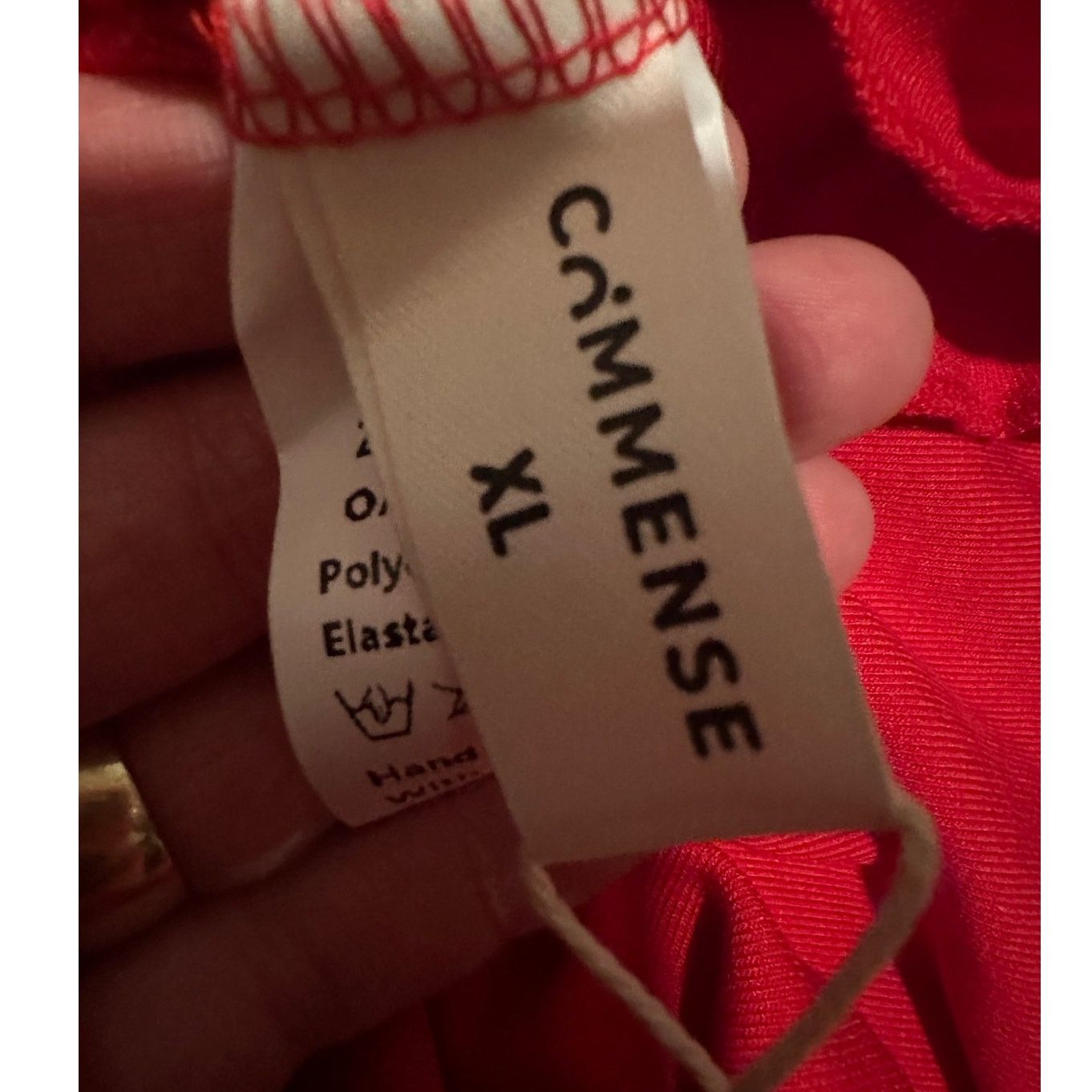 Other Red Overfold Off-Shoulder Mesh Long Sleeve Long Dress L Size XL / US 12-14 / IT 48-50 - 10 Thumbnail