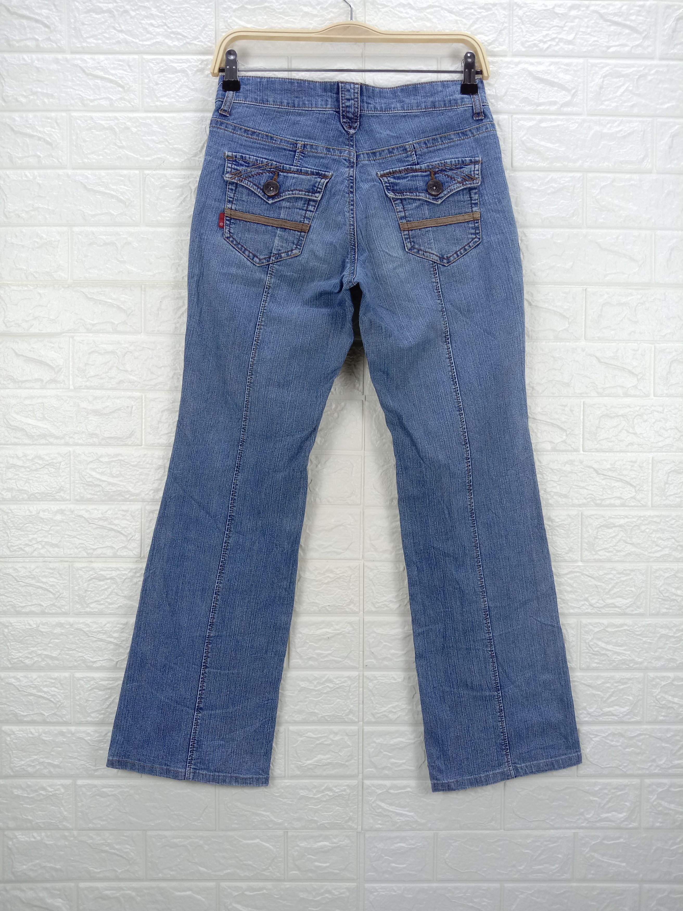 Japanese Brand Vintage Japanese Bush Flare Jeans Bell Bottom Denim Size 28" / US 6 / IT 42 - 5 Thumbnail