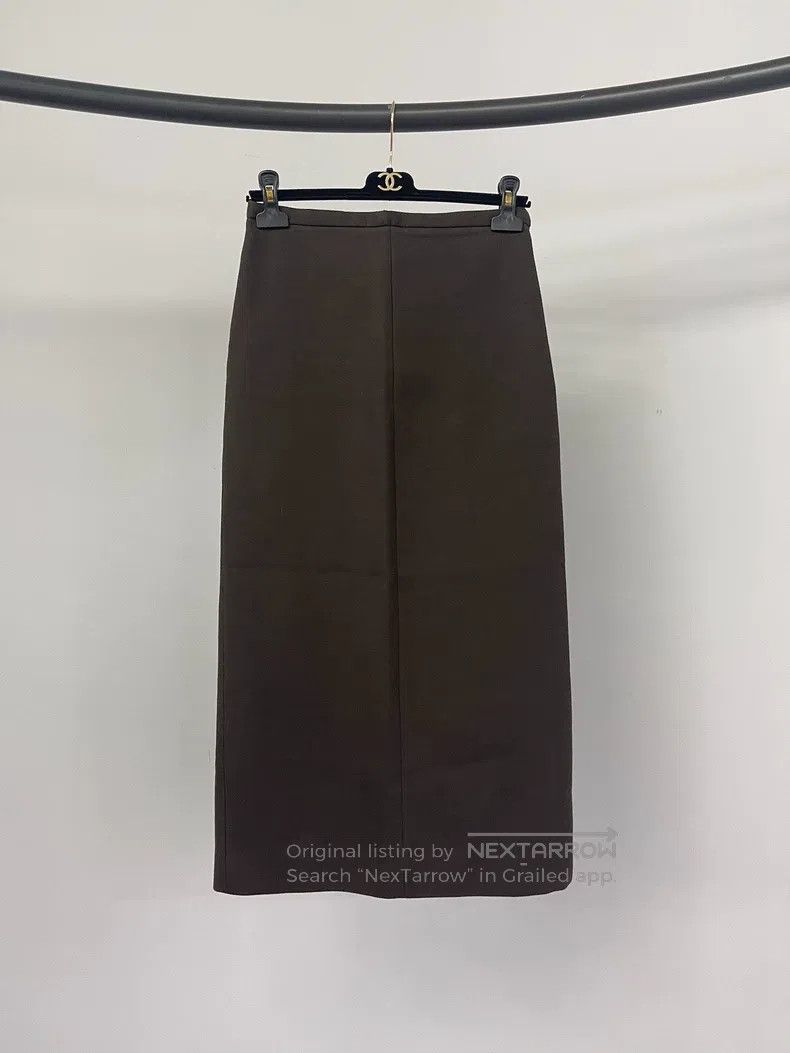 The Row The row size 0 Brown slit slim skirt Size 27" / US 4 / IT 40 - 1 Thumbnail