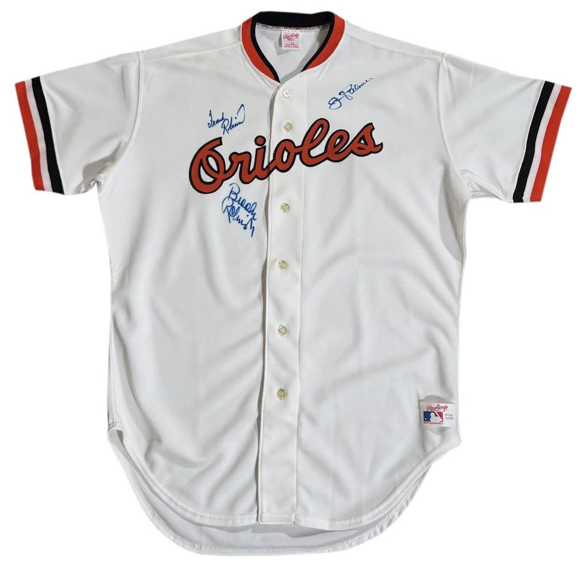 Vintage Vintage Rawlings Baltimore Orioles Authentic Home Jersey Size US XL / EU 56 / 4 - 1 Thumbnail