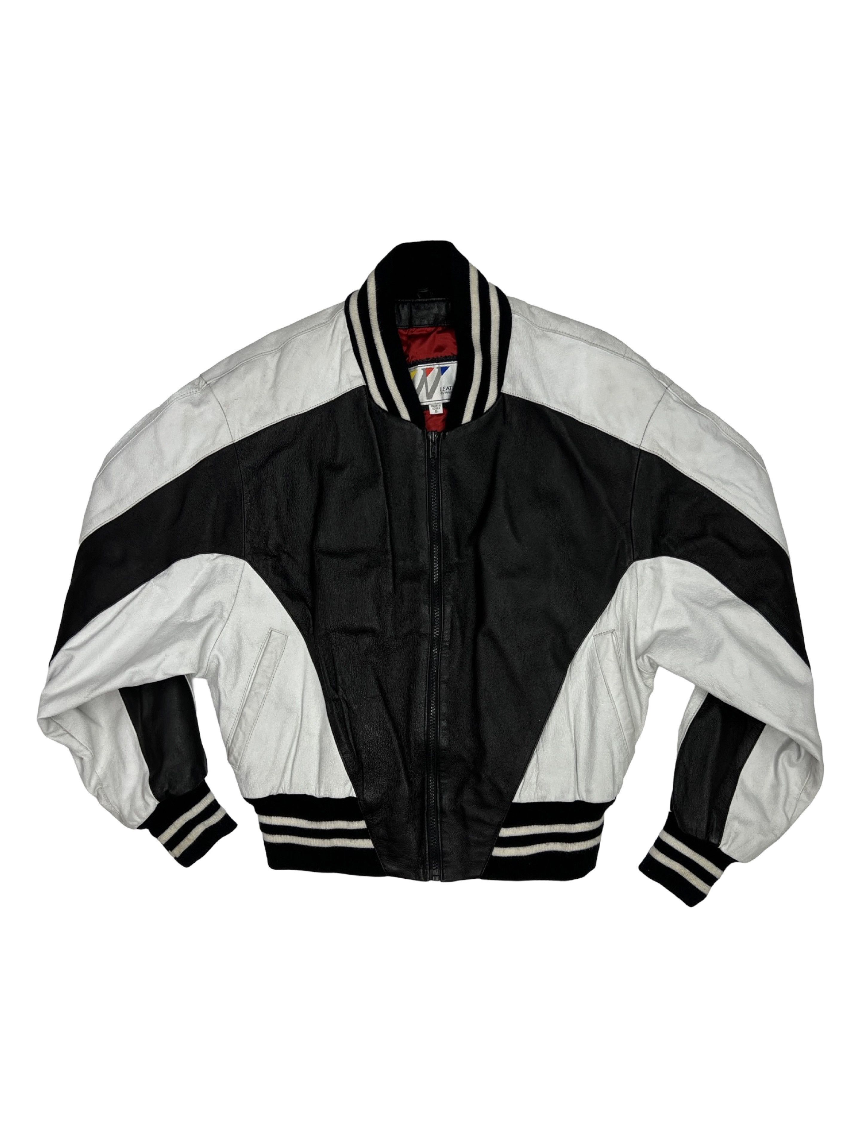 Japanese Brand Vintage Avant Garde Leather Bomber Moto Jacket Korea Size US S / EU 44-46 / 1 - 1 Thumbnail