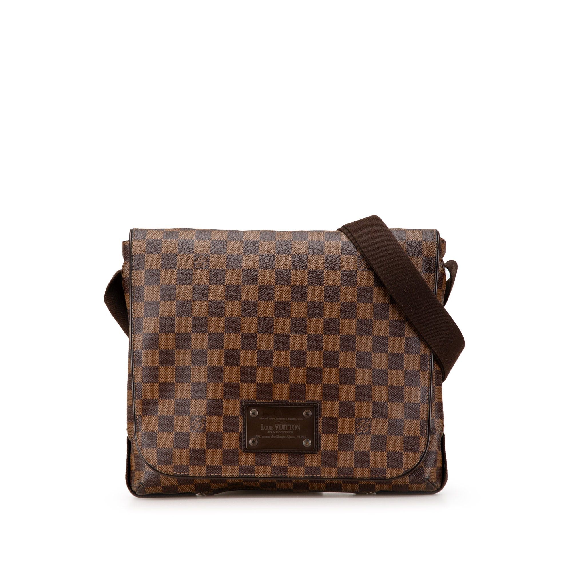 Louis Vuitton Damier Ebene Brooklyn MM Brown