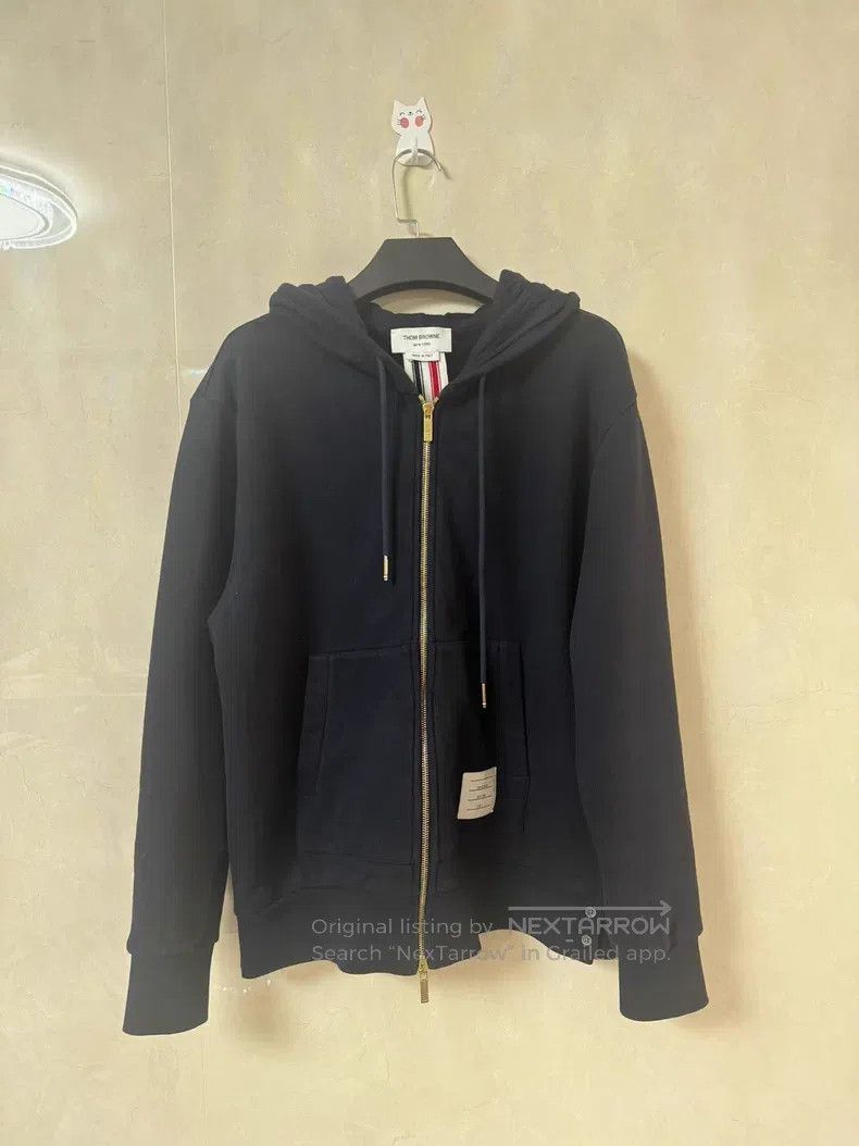 Thom Browne Thom Browne Colorful Back Striped Zip-up Jacket Hoodie Size US L / EU 52-54 / 3 - 1 Thumbnail