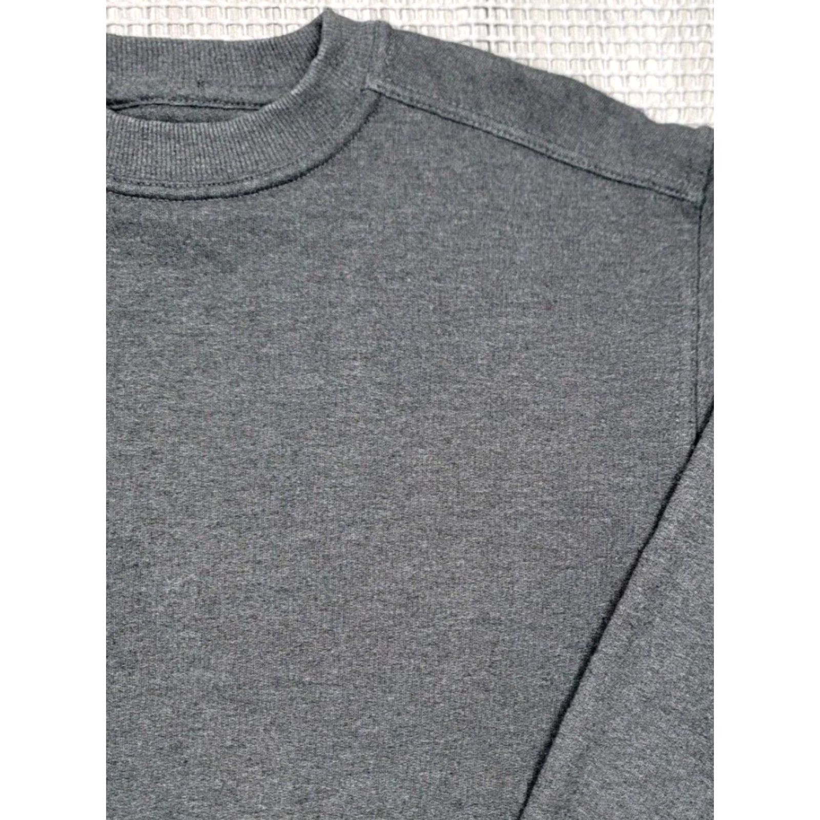 Russell Athletic VINTAGE Russell Athletic Pluma Sweatshirt Men XL Gray Long Sleeve Crew Neck Cotton Polyester Logo 90s City Classic College Outdoor Size US XL / EU 56 / 4 - 3 Thumbnail