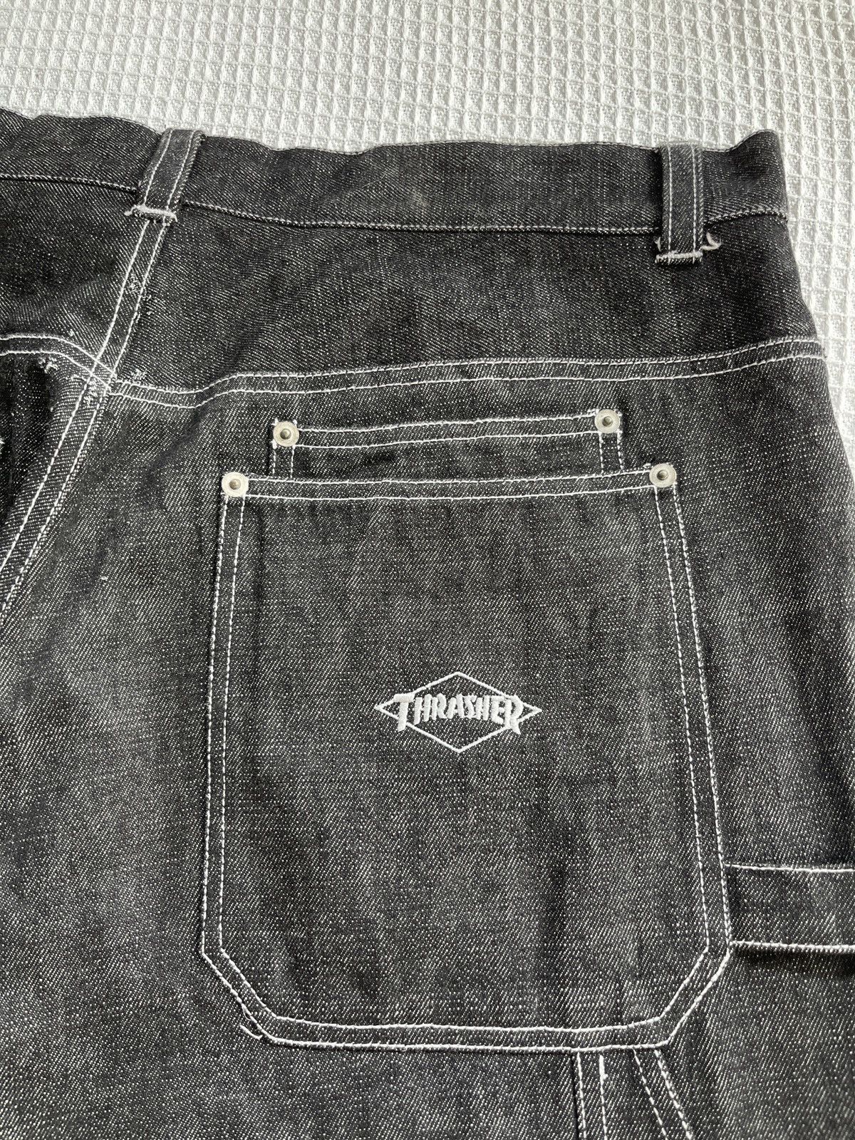 Thrasher × Vintage LastDrop🔥Very Rare🔥THRASHER MAGAZINE Skateboards Baggy Jeans Size US 36 / EU 52 - 10 Thumbnail