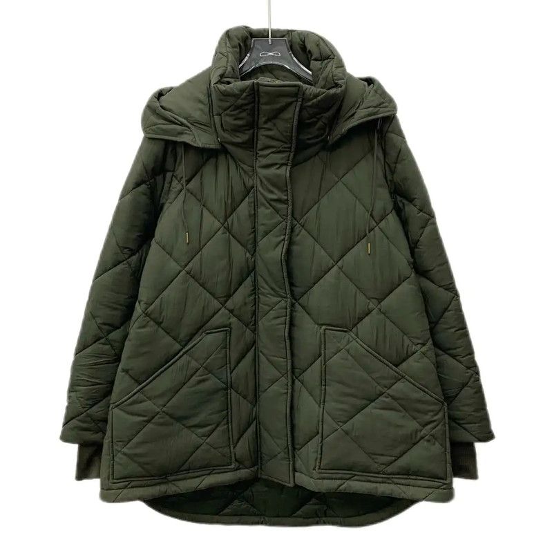 Burberry Burberry Women's Military Green Cotton Puffer Jacket Size S / US 4 / IT 40 - 1 Thumbnail