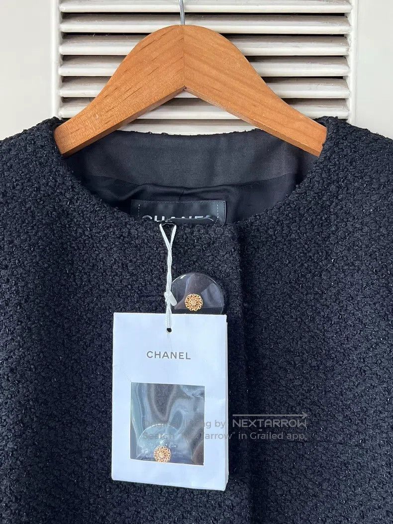 Chanel Chanel Metropolitan Series Black Gold-plated Jacket Size XXS / US 00 / IT 34 - 3 Thumbnail