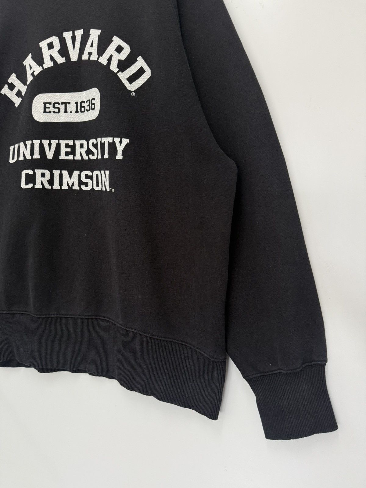 Public School 🔥 GU Y2K Harvard University Raglen Sleeves Sweatshirt - XL Size US XL / EU 56 / 4 - 2 Thumbnail