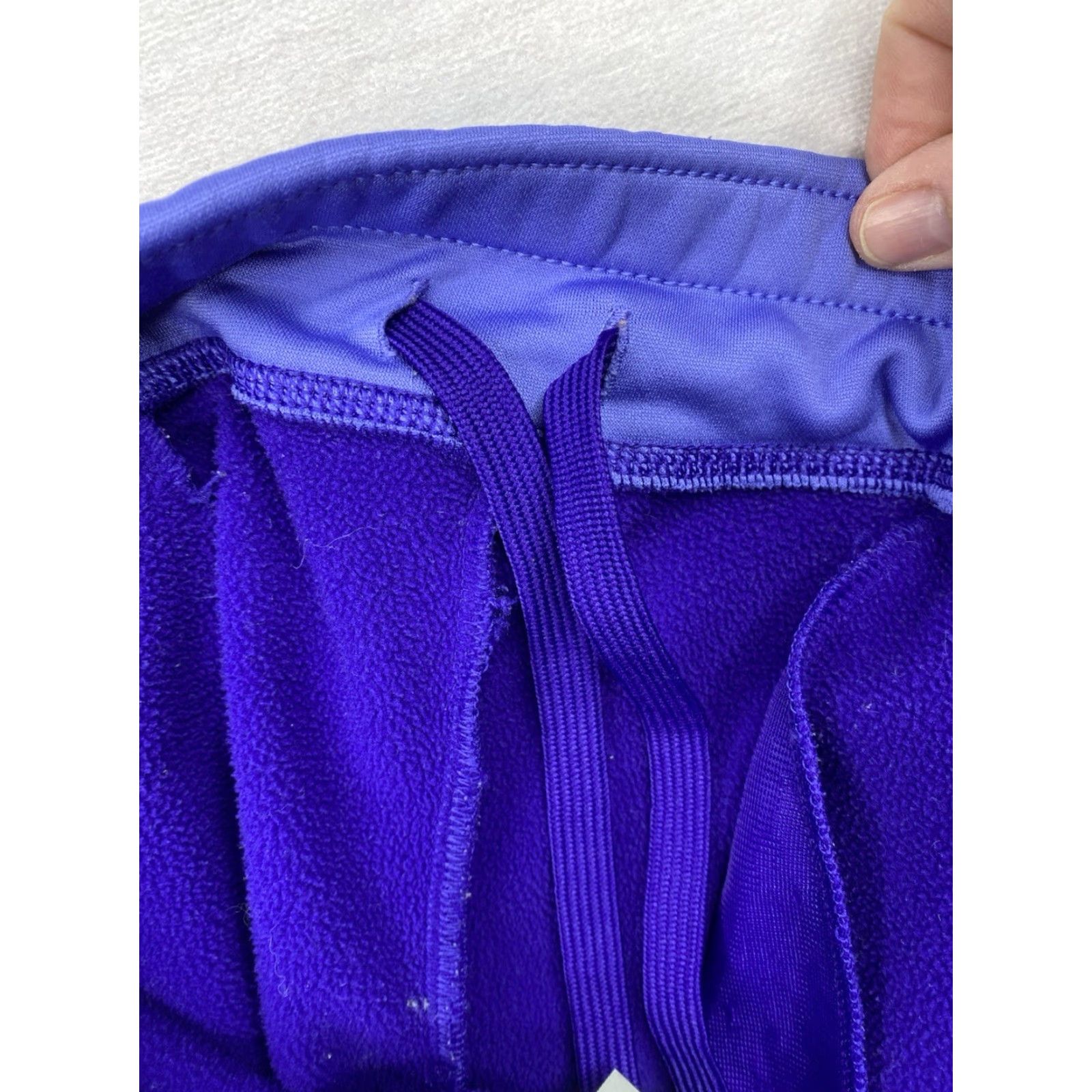 Vintage VINTAGE Danskin Now Sweatpants Womens M Purple Drawstring Waist Lounge Stretch Lined Size 32" / US 10 / IT 46 - 6 Thumbnail