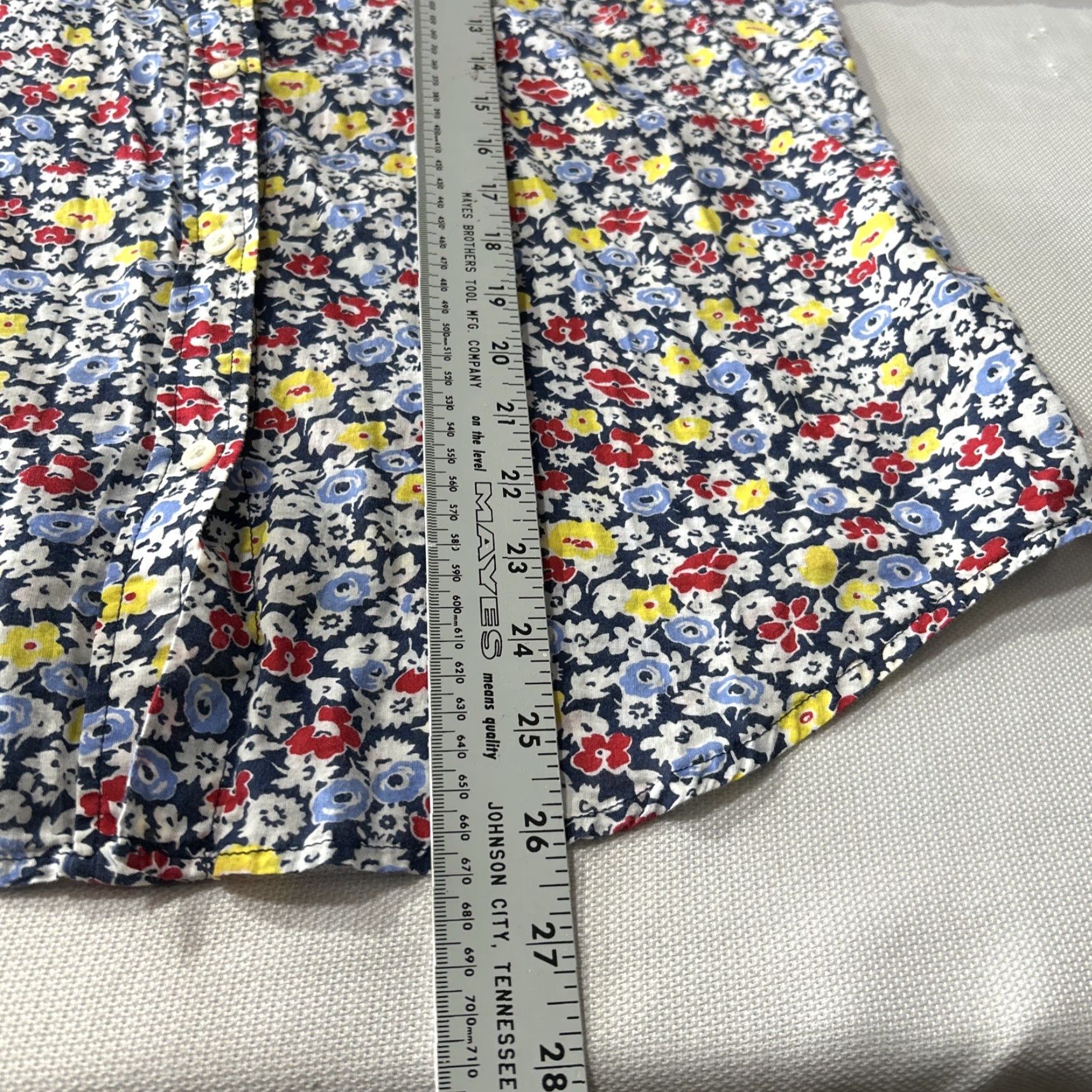 Ralph Lauren Ralph Lauren Cotton Button Down Blouse 3/4 Sleeve Size M Colorful Floral Women’s Size M / US 6-8 / IT 42-44 - 6 Thumbnail